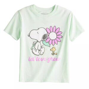 NWT Girl's Snoopy Graphic Tee Shirt Top-Large 10/12